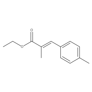 Ethyl 2-methyl-3-(4-methylphenyl)prop-2-enoate结构式