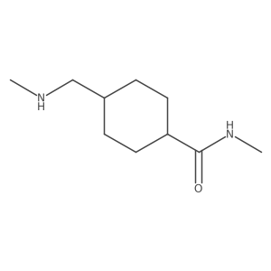 (1r,4r)-N-methyl-4-[(methylamino)methyl]cyclohexane-1-carboxamide结构式
