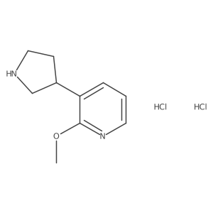 COc1ncccc1C1CCNC1.Cl结构式