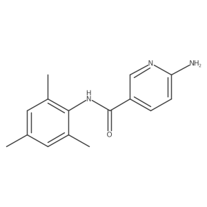 6-Amino-N-(2,4,6-trimethylphenyl)-3-pyridinecarboxamide Structure