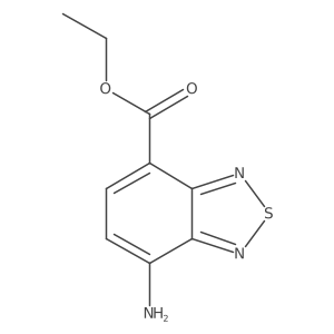 Ethyl 7-amino-2,1,3-benzothiadiazole-4-carboxylate Structure