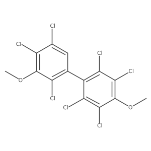 2,2',3,4',5,5',6-Heptachloro-3',4-dimethoxy-1,1'-biphenyl Structure