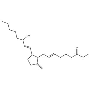 Prosta-5,13-dien-1-oic acid, 15-hydroxy-9-oxo-, methyl ester, (5Z,13E)- Structure