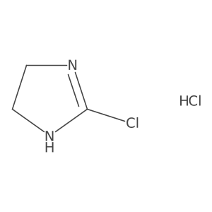 2-Chloro-4,5-dihydro-1H-imidazole hydrochloride结构式