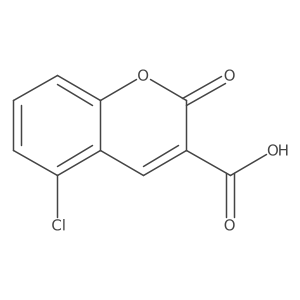5-Chloro-2-oxo-2H-chromene-3-carboxylic Acid Structure