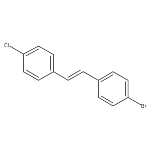 (E)-1-bromo-4-(4-chlorostyryl)benzene Structure