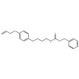 [4-(4-Allyloxyphenyl)butyl]carbamic acid benzyl ester结构式