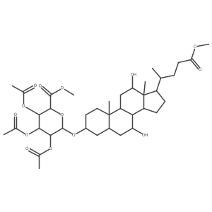 Cholane b-D-glucopyranosiduronic Acid Derivative结构式