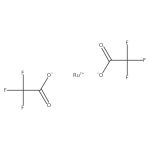 Ruthenium(II) 2,2,2-trifluoroacetate Structure