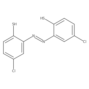 2,2'-Diazenediylbis(4-chlorobenzenethiol) Structure