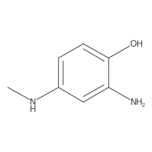 2-Amino-4-(methylamino)phenol Structure