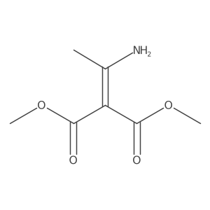 Dimethyl 2-(1-aminoethylidene)malonate Structure