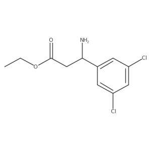 (R)-Ethyl 3-amino-3-(3,5-dichlorophenyl)propanoate Structure