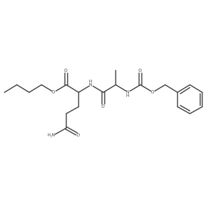 Z-Ala-D-Gln-O-n-Bu结构式
