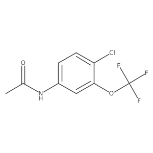N-(4-Chloro-3-(trifluoromethoxy)phenyl)acetamide Structure