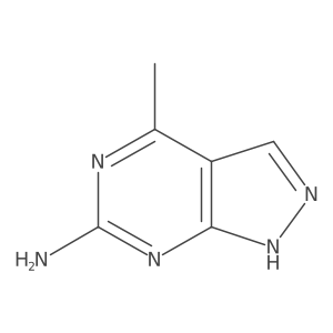4-methyl-1H-pyrazolo[3,4-d]pyrimidin-6-amine Structure