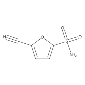 5-Cyanofuran-2-sulfonamide结构式