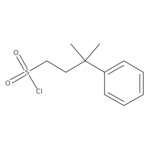3-Methyl-3-phenylbutane-1-sulfonyl chloride结构式