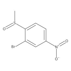 2-Bromo-1-(methylsulfinyl)-4-nitrobenzene结构式