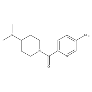 (5-Amino-2-pyridinyl)[4-(dimethylamino)-1-piperidinyl]methanone Structure