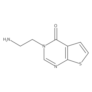3-(2-aminoethyl)thieno[2,3-d]pyrimidin-4(3H)-one结构式