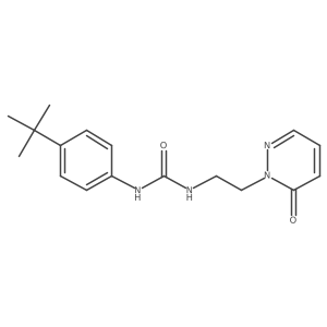 1-(4-(tert-butyl)phenyl)-3-(2-(6-oxopyridazin-1(6H)-yl)ethyl)urea Structure