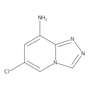 6-Chloro-1,2,4-triazolo[4,3-a]pyridin-8-amine Structure
