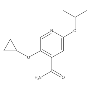 5-Cyclopropoxy-2-isopropoxyisonicotinamide Structure