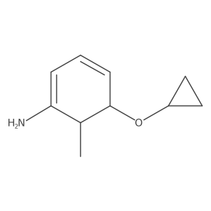 5-Cyclopropoxy-6-methylcyclohexa-1,3-dien-1-amine Structure