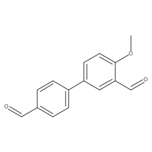 5-(4-Formylphenyl)-2-methoxybenzaldehyde结构式