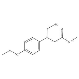 Methyl 4-amino-3-(4-ethoxyphenyl)butanoate Structure