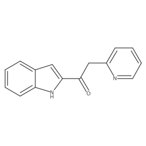 1-(1H-Indol-2-yl)-2-pyridin-2-yl-ethanone Structure