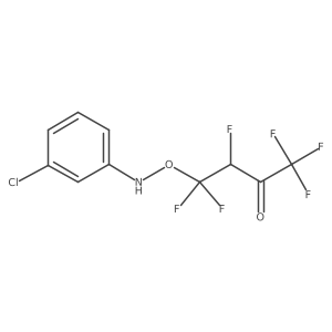 (3-Oxo-1,1,2,4,4,4-hexafluorobutoxy)-3-chloroaniline结构式