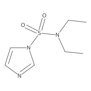 1-(Diethylsulfamoyl)imidazole结构式