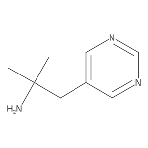 1,1-Dimethyl-2-pyrimidin-5-ylethylamine Structure
