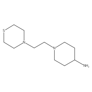1-[2-(4-thiomorpholinyl)ethyl]-4-Piperidinamine Structure