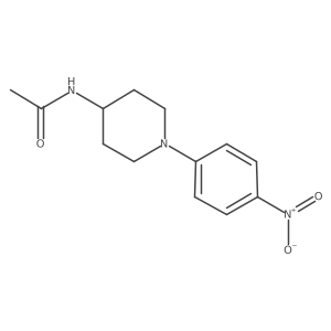N-(1-(4-nitrophenyl)piperidin-4-yl)acetamide Structure