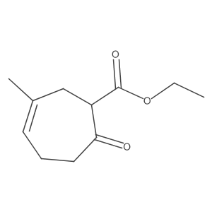 Ethyl 3-methyl-7-oxocyclohept-3-ene-1-carboxylate Structure