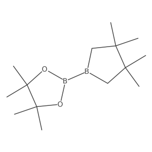 4,4,5,5-Tetramethyl-2-(3,3,4,4-tetramethyl-1-borolanyl)-1,3,2-dioxaborolane Structure