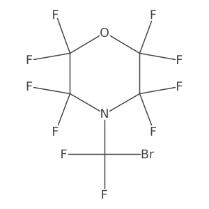 4-(Bromodifluoromethyl)-2,2,3,3,5,5,6,6-octafluoromorpholine Structure