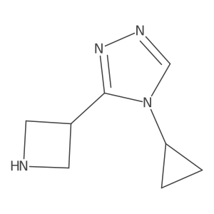 3-(Azetidin-3-yl)-4-cyclopropyl-4h-1,2,4-triazole Structure