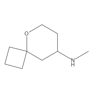 N-Methyl-5-oxaspiro[3.5]nonan-8-amine结构式