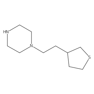 1-[2-(Thiolan-3-yl)ethyl]piperazine结构式