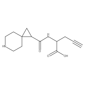 4-Pentynoic acid, 2-[(6-azaspiro[2.5]oct-1-ylcarbonyl)amino]- Structure