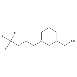 (1-(4,4,4-Trifluorobutyl)piperidin-3-yl)methanol结构式