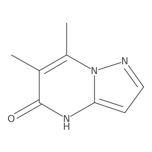 6,7-dimethyl-4H,5H-pyrazolo[1,5-a]pyrimidin-5-one Structure