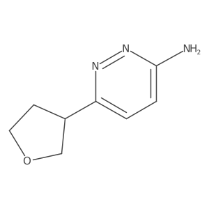 6-(Oxolan-3-yl)pyridazin-3-amine Structure