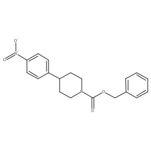 Benzyl 4-(4-nitrophenyl)piperidine-1-carboxylate结构式