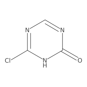 4-Chloro-1,3,5-triazin-2-ol结构式
