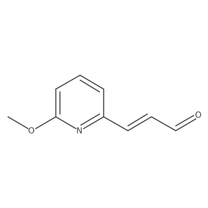 3-(6-Methoxypyridin-2-yl)prop-2-enal结构式